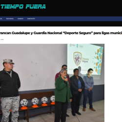 1 Oct 2025 Deporte seguro, Tiempo Fuera Zac
