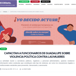 24 May 2026 Servidores Públicos por la Paz,Eco diario