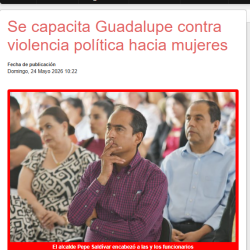 25 May 2026 Servidores públicos por la paz,Express Zacatecas