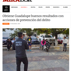 26 Nov 2025 Hagamos Comunidad, Periodico Mirador