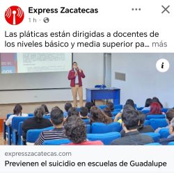 30 May 2026 Mentes y corazones en paz, Express Zacatecas