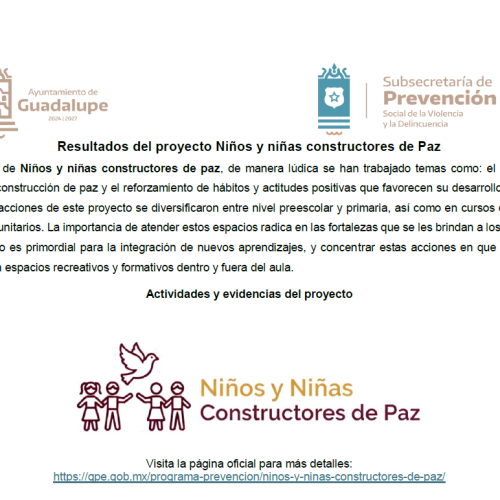 Niños y Niñas resultados